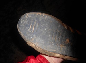 Worn Out Running Shoe